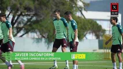 Javier Aguirre ajustará ofensiva del Tri tras empate con Japón