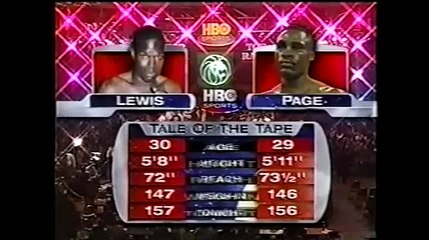 James Page vs Andrew Lewis - HBO BAD 2-17-2001