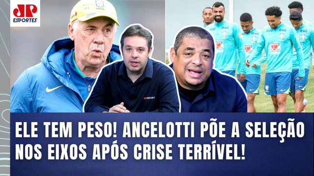 AGORA NÃO TEM MAIS ESSA! Só a PRESENÇA do ANCELOTTI na Seleção Brasileira já... OLHA esse DEBATE!