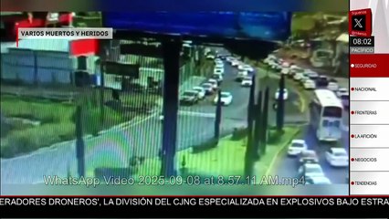 Tren arrolla autobús de pasajeros en Atlacomulco; hay 9 muertos