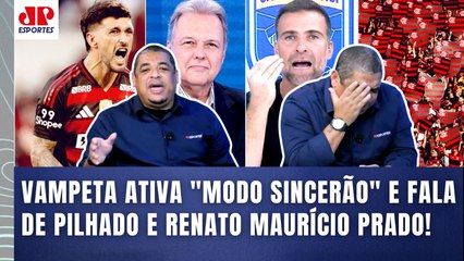 "EU NÃO SOU BURRO, MERMÃO! EU TÔ VENDO que o FLAMENGO tá..." Vampeta ABRE O JOGO AO VIVO!