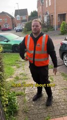 Caught on Camera Postman’s Strangest Package Delivery Ever