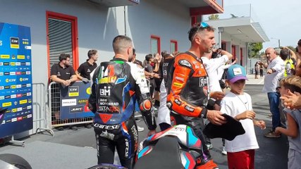 Superbike, la gioia di Delbianco dopo il trionfo nel campionato italiano