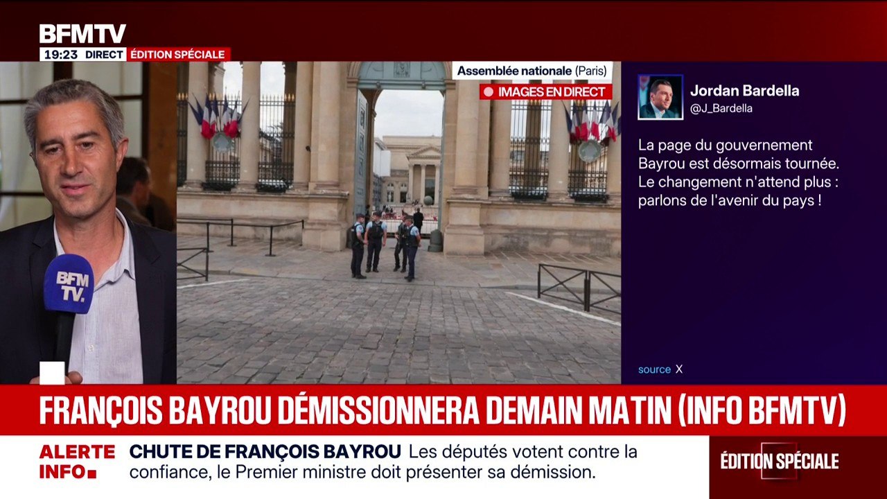 Chute de François Bayrou: "Le verrou est à l'Élysée", estime François Ruffin, député NFP-Debout ! de la Somme