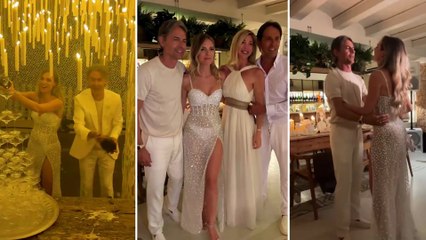 Pippo Inzaghi ha sposato Angela Robusti: il party scatenato con i Gipsy Kings e Marco Masini