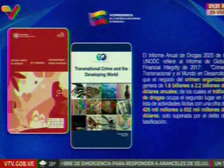 Vpdta. Rodríguez: El tráfico de drogas representa 0.8% del PIB de la economía de EE. UU.