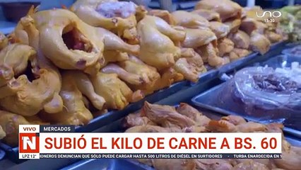 Subió el kilo de carne en mercados de la capital cruceña