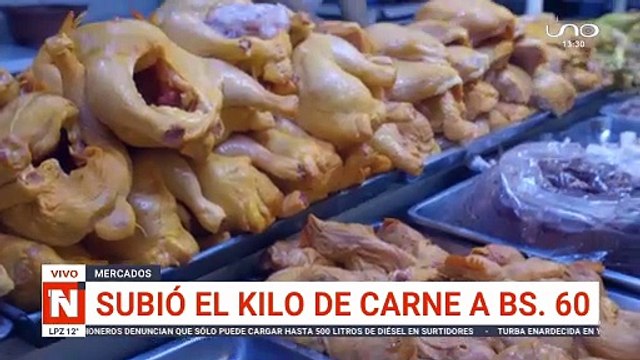 Subió el kilo de carne en mercados de la capital cruceña