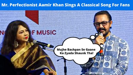 Mr. Perfectionist Aamir Khan Impresses Everyone By Singing A Song - 'Mujhe Gaane Ka Bahut Shaunk Hai'