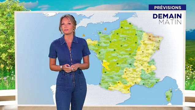 Gennifer Demey - M6 Météo du 08/09/2025 - La fin de l'été, le retour des orages et des températures en baisse ⛈️