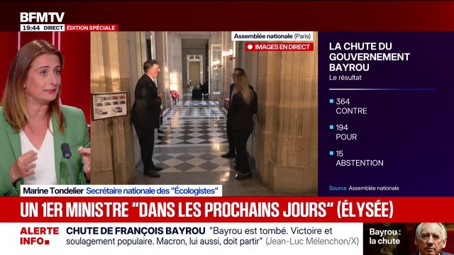 Marine Tondelier (Écologistes): Je veux [que le président de la République] nomme un Premier ministre du Nouveau Front populaire