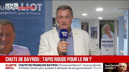 Chute de François Bayrou: "S'il y a un Premier ministre de gauche, il sera censuré, a priori", souligne Louis Aliot, premier vice-président du RN