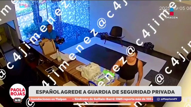 Extranjero agrede a guardia de seguridad en CDMX | DPC con Paola Rojas