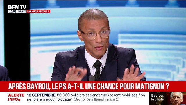Chute de François Bayrou: S'il y a une dissolution, le RN gagne , estime Karim Bouamrane, maire PS de Saint-Ouen-sur-Seine