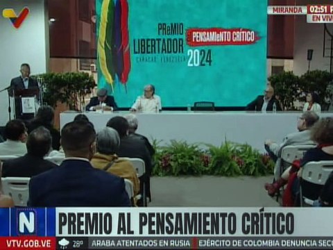Min. Villegas destacó labor de la Red de Intelectuales y Artistas en Defensa de la Humanidad