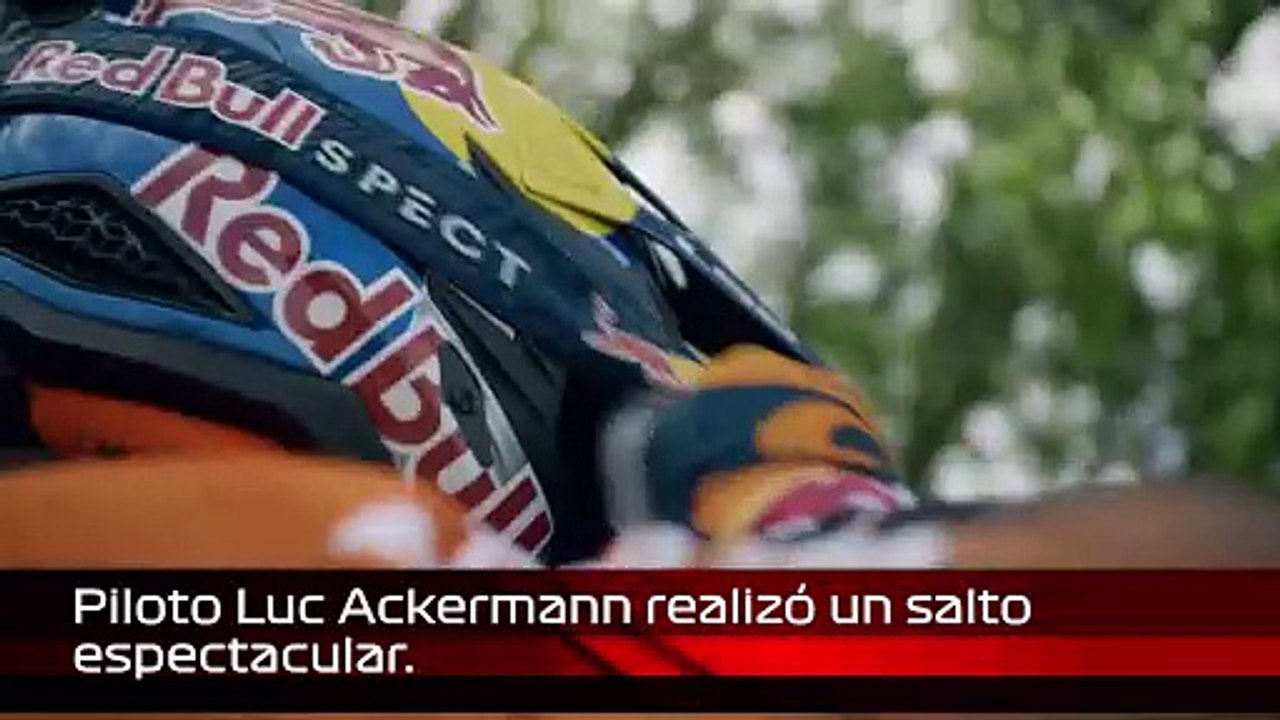 LUC ACKERMANN - REALIZÓ UN SALTO ESPECTACULAR