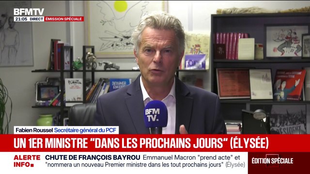 Futur gouvernement: Fabien Roussel, secrétaire général du PCF, indique qu'il ne censurerait pas un gouvernement dirigé par un responsable socialiste