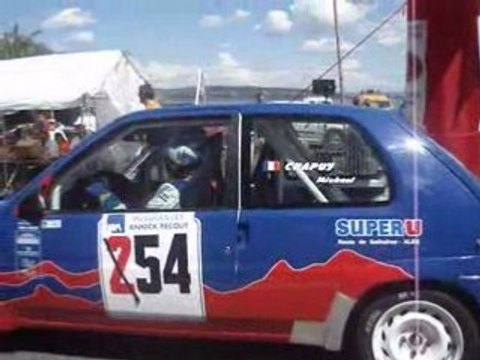 Ligne de départ course de côte à Istres