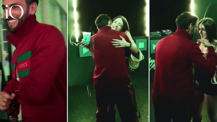 Angelina Mango abbraccia Marco Mengoni: il tenero momento al party di lancio dell'album