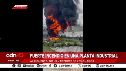 🚨¡Última Hora! Reportan fuerte incendio en una planta industrial  en Altamira, Tamaulipas