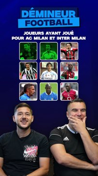 Trouve les joueurs qui ont joué avec l'Inter Milan et l'AC Milan !