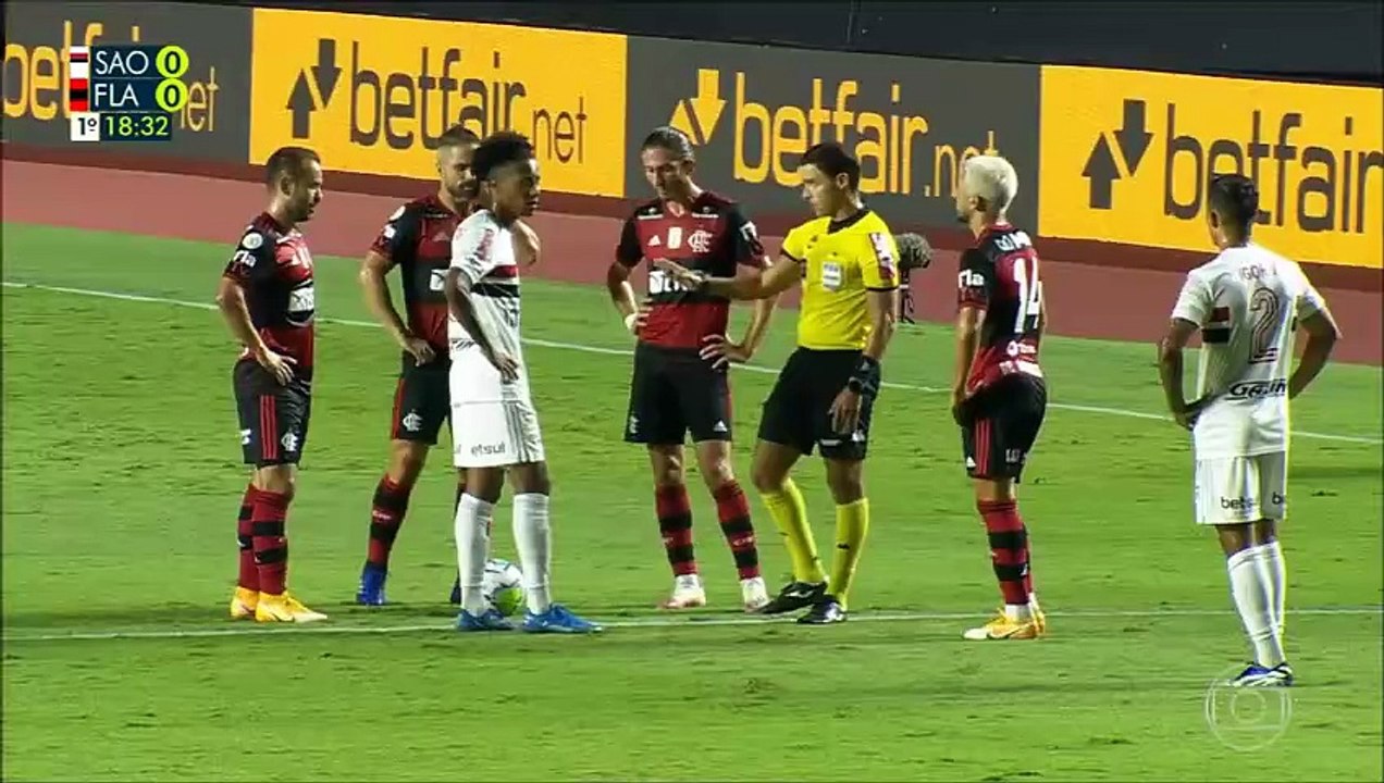 Campeonato Brasileiro 2020   São Paulo x Flamengo (38ª rod) com Luís Roberto (Globo) 1º tempo