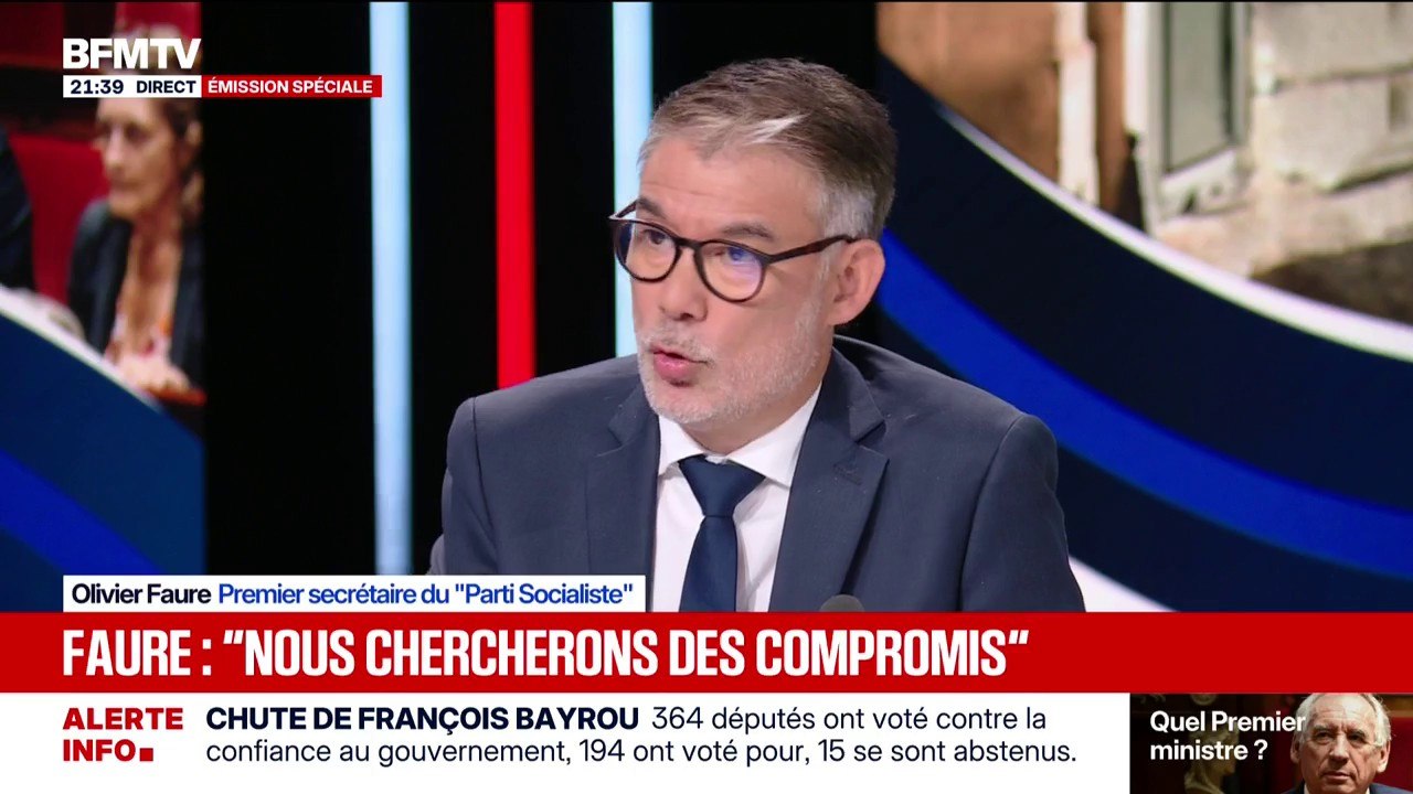 Budget 2026: "44 milliards d'économies c'est impossible, nous proposons d'en faire la moitié", explique Olivier Faure, Premier secrétaire du PS