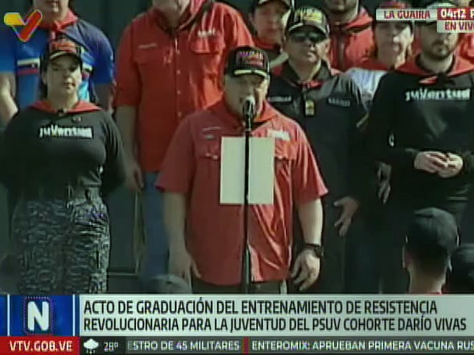 Juramentada la primera cohorte "Darío Vivas" del curso de Resistencia Revolucionaria