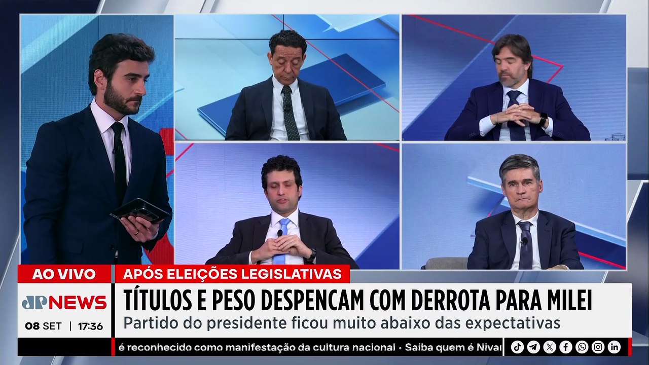 Queda na popularidade? Milei é derrotado em eleições legislativas; Fabrizio Neitzke analisa
