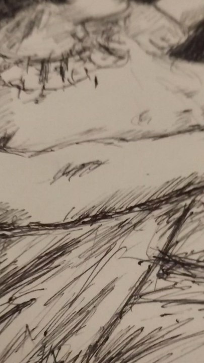 Rencontre avec Louis RUNEMBERG artiste peintre au Musée des Beaux-Arts de Rouen, tous les après midi, performance un dessin et plus par jour devant Andromaque de Rochegrosse..