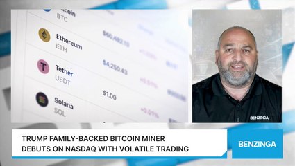 Trump Family-Backed Bitcoin Miner Debuts On Nasdaq With Volatile Trading