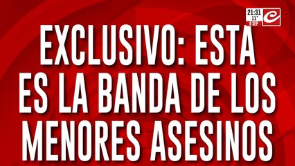 Exclusivo: esta es la banda de los menores asesinos