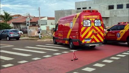 Ciclista é atropelado e tem lesão na cabeça no Maria Luiza