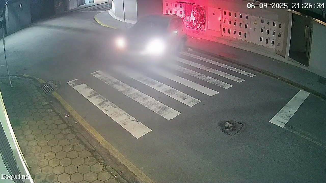 Acidente de motorista morto pela PM em Jaraguá do Sul