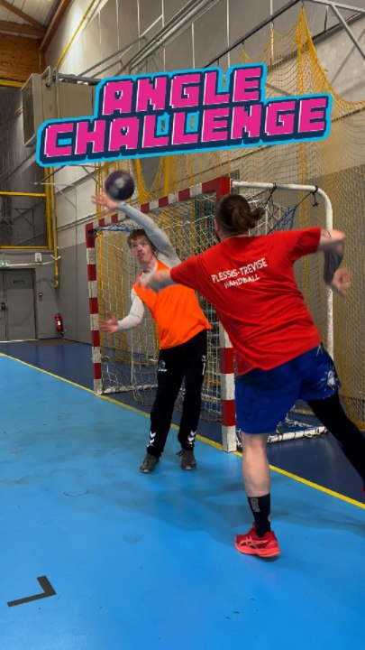 Angle Challenge Vs Lucas ! (Je suis grave guez 👀😂) #Handball #Hand #Challenge #HandballPlayer