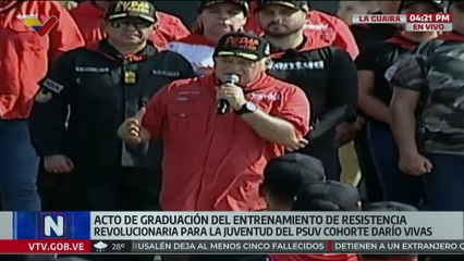 Acto de graduación del entrenamiento de resistencia revolucionaria para la juventud del PSUV cohorte Darío Vivas 08.09.2025 - Parte 2