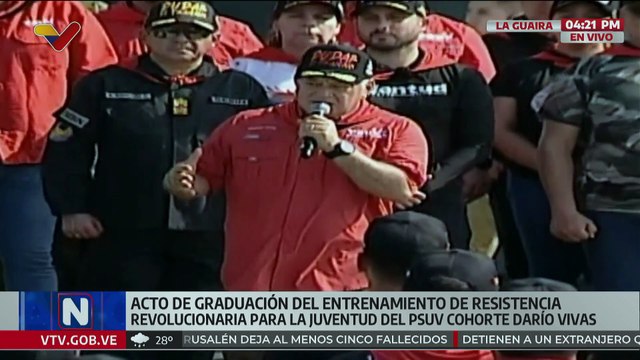 Acto de graduación del entrenamiento de resistencia revolucionaria para la juventud del PSUV cohorte Darío Vivas 08.09.2025 - Parte 2