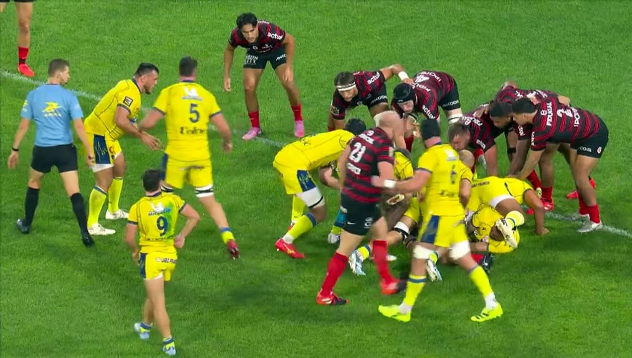TOP 14 - Essai de Giorgi AKHALADZE (ASM) - ASM Clermont - Stade Toulousain