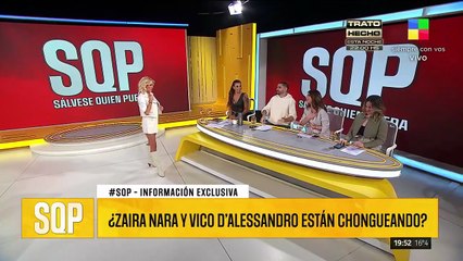 ZAIRA NARA HABLA DE SU SUPUESTO ROMANCE CON VICO D'ALESSANDRO