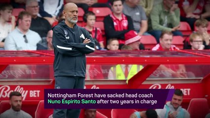Breaking News - Nottingham Forest sack Nuno Espirito Santo