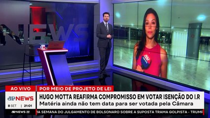 Hugo Motta reafirma compromisso com votação da isenção do Imposto de Renda