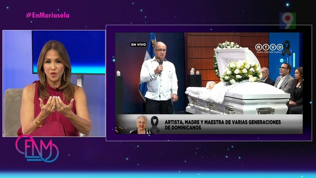 Con estas palabras e imágenes Mariasela Álvarez despide a María Cristina Camilo | ENM