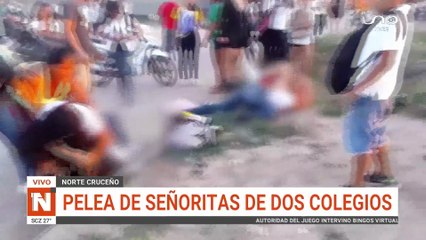 peleas afuera del colegio