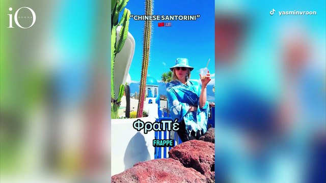 Santorini per finta: in Cina un resort identico all'isola greca fa impazzire i turisti