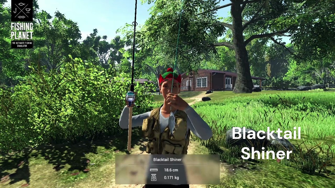 How to catch bluegill, channel catfish, spotted bass, grass pickerel, redear sunfish, white crappie, golden shiner and blacktail shiner in Lone Star Lake | Fishing Planete