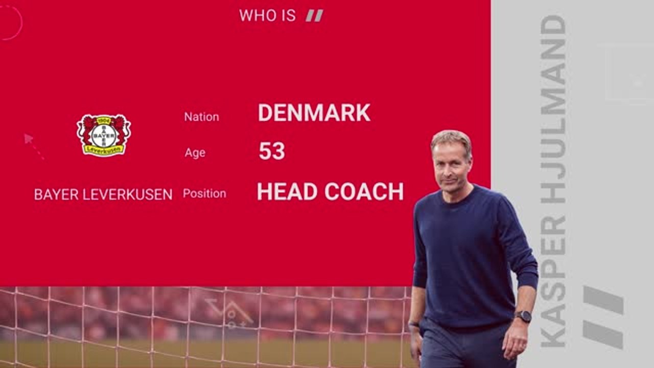 Who is Kasper Hjulmand? The coach who inherits Bayer Leverkusen