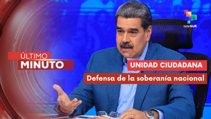 Pdte. Maduro hace llamado a la unidad frente a amenazas externas