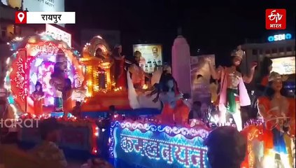 रायपुर में निकली भव्य गणेश झांकी, भक्तिमय माहौल में उमड़ा जनसैलाब