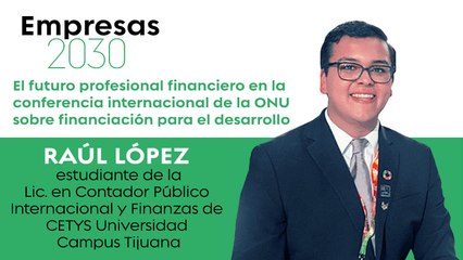 El futuro profesional financiero en la conferencia internacional de la ONU