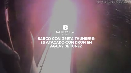Global Sumud sufre ataque de dron en bote con ayuda humanitaria; Greta Thunberg a bordo